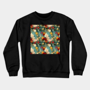 dreamy floral christmas Crewneck Sweatshirt